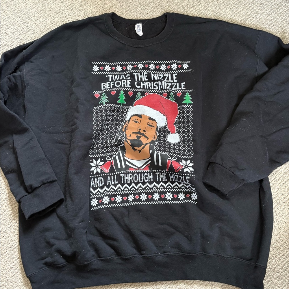Snoop Dogg holiday sweatshirt